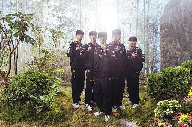 T1, 2025 월즈 4강 TES전 승리 장면