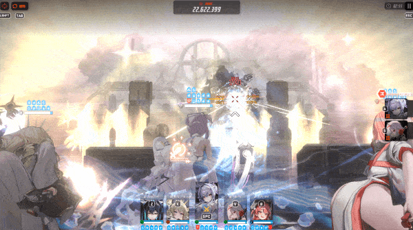 - 리버렐리오 버스트 스킬 연출