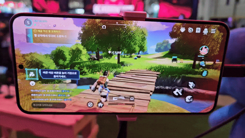 펠월드 모바일 시연 플레이./부산=이경탁 기자