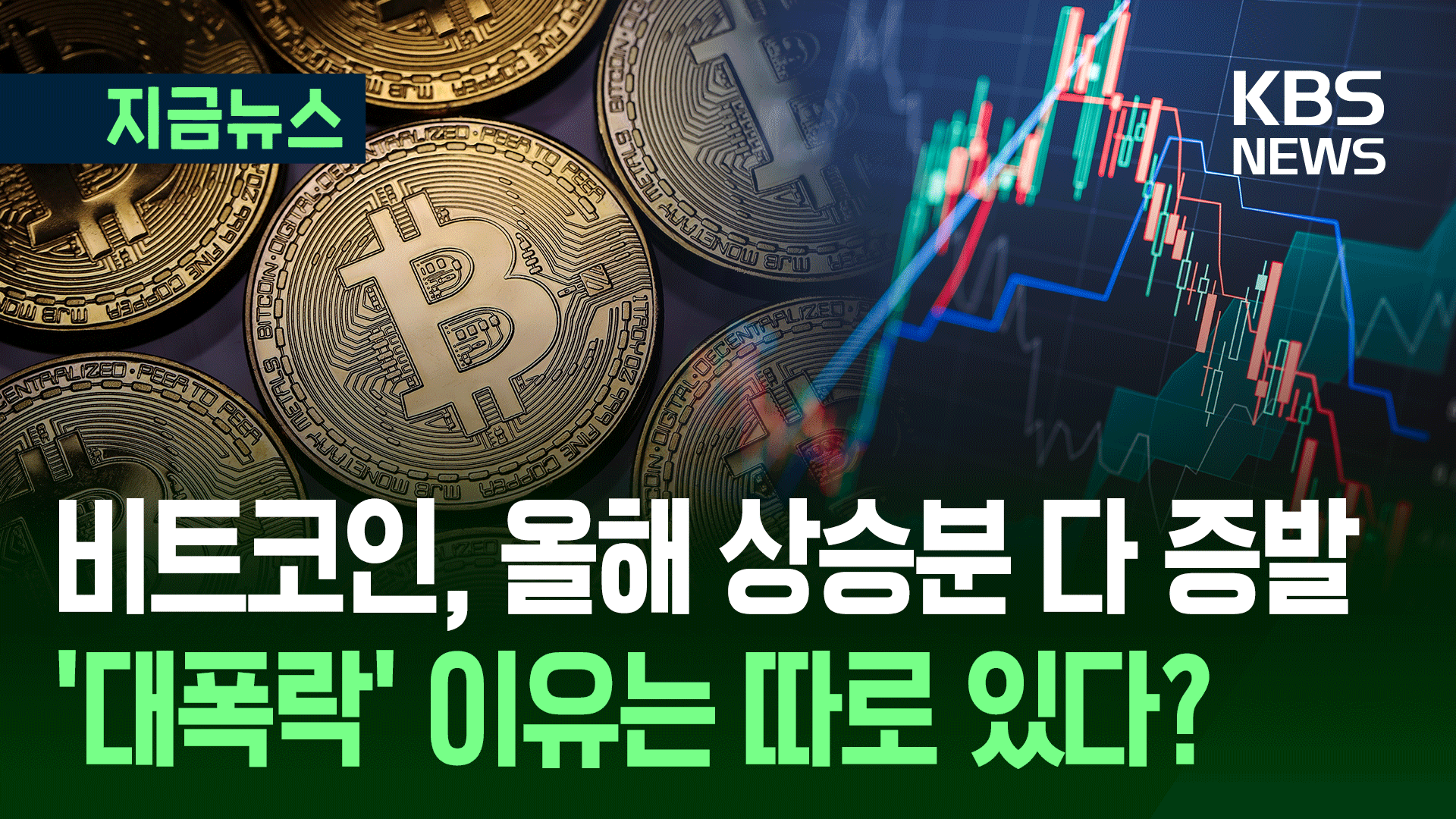 올해 상승분 전부 증발…비트코인 한 달 25% 붕괴 왜? [지금뉴스]