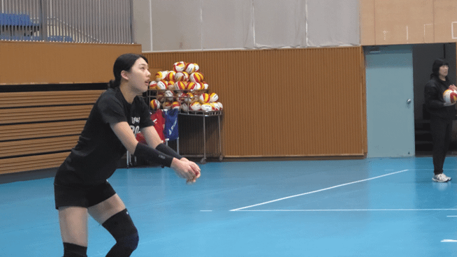 손서연 양은 아시아선수권 대회를 마치고 지친 몸 상태지만 다시 기본기부터 가다듬는 훈련에 돌입했다.