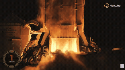 누리호가 힘차게 우주로 나아가고 있다. [사진=우주청]