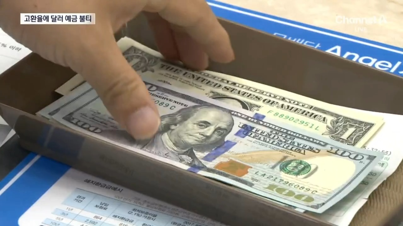 환율 오르니…달러 상품에 뭉칫돈