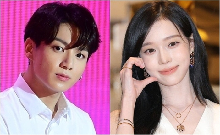 BTS's Jungkook and aespa's Winter. Photo 