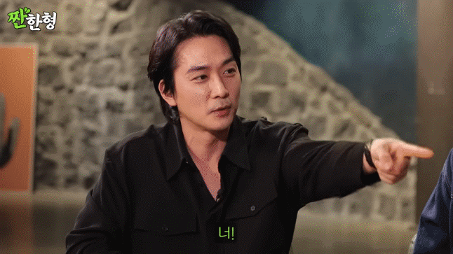 송승헌이 김영철을 좋아하는 이유로 '직언'을 꼽았다. 사진은 유튜브 '짠한형'에서 김영철에 대해 이야기하는 모습. '짠한형' 영상 캡처