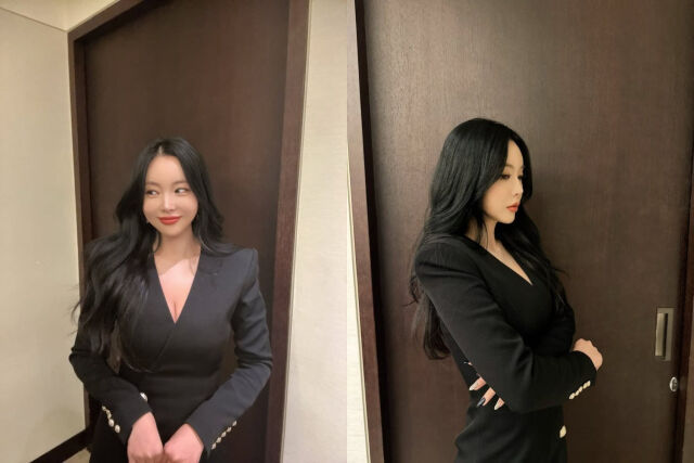 노란 수영복에 섹시한 몸매 어필하는 존예 처자