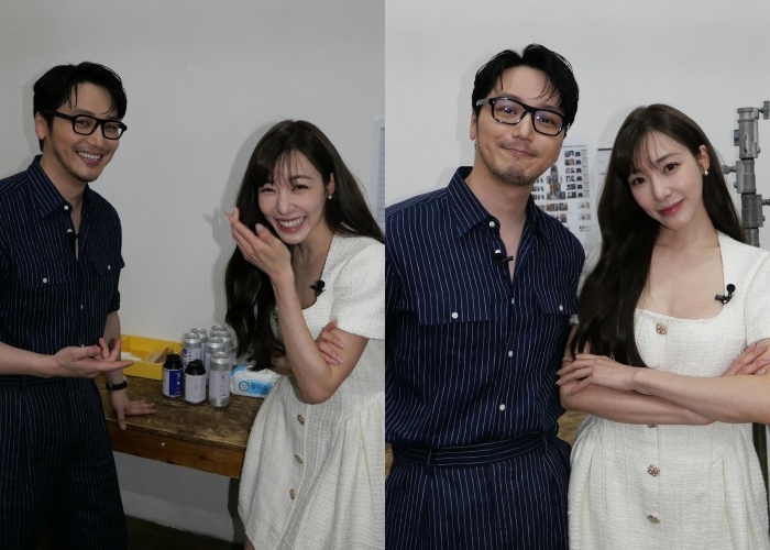 노란 수영복에 섹시한 몸매 어필하는 존예 처자