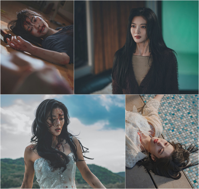 노란 수영복에 섹시한 몸매 어필하는 존예 처자