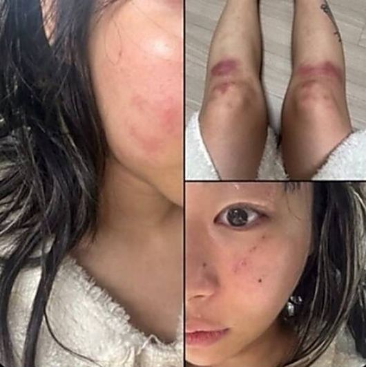 노란 수영복에 섹시한 몸매 어필하는 존예 처자