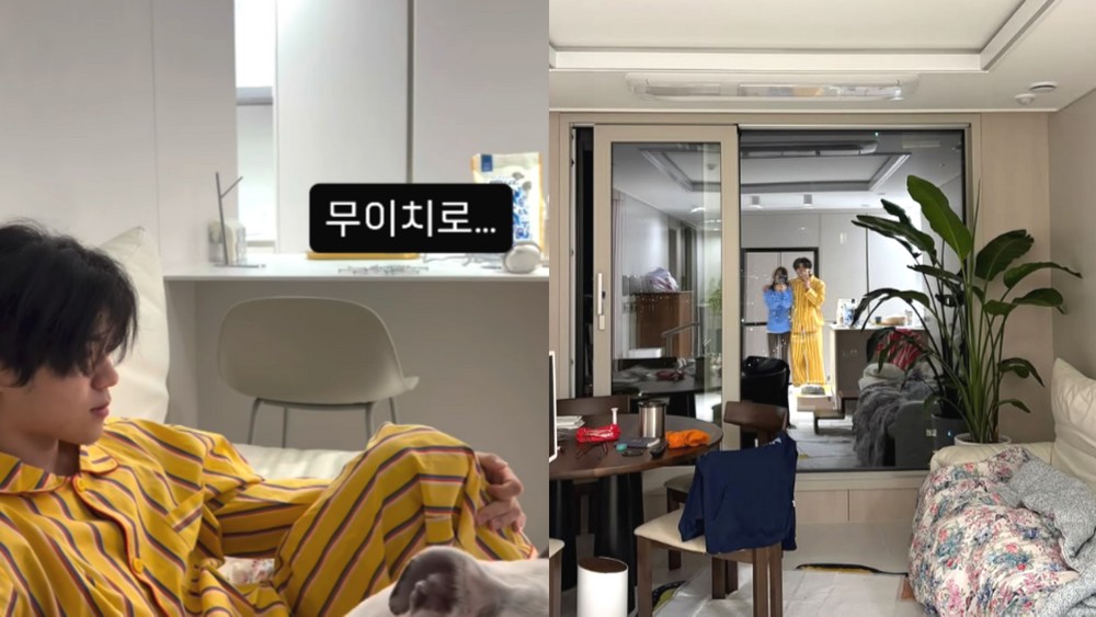 노란 수영복에 섹시한 몸매 어필하는 존예 처자