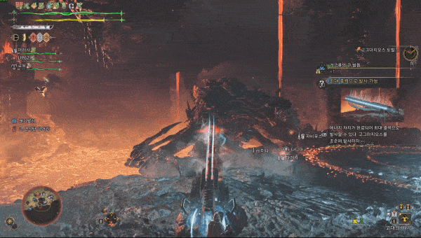 몬헌에서 볼 수 없던 대미지를 주는 파룡포 (사진= 서동규 객원기자)