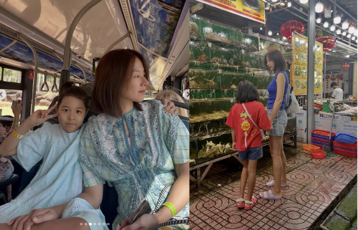 노란 수영복에 섹시한 몸매 어필하는 존예 처자