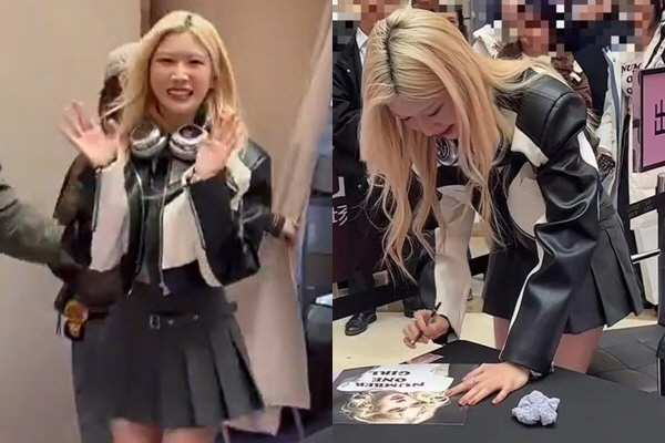 노란 수영복에 섹시한 몸매 어필하는 존예 처자