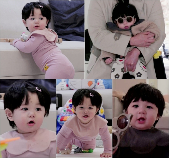 노란 수영복에 섹시한 몸매 어필하는 존예 처자