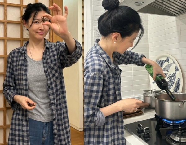 노란 수영복에 섹시한 몸매 어필하는 존예 처자