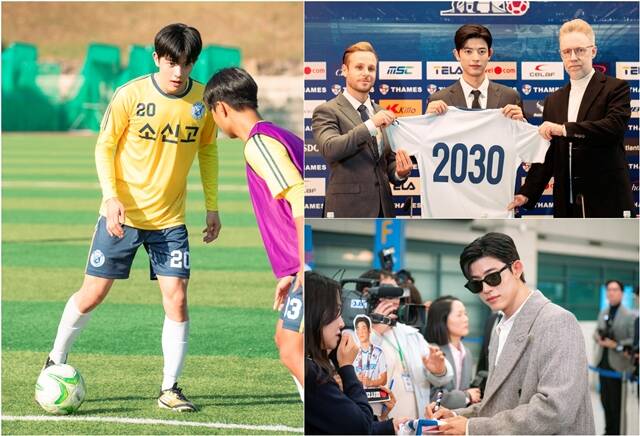 노란 수영복에 섹시한 몸매 어필하는 존예 처자