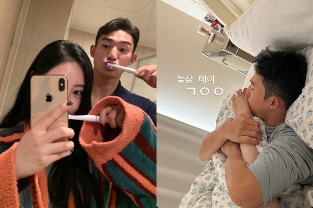 노란 수영복에 섹시한 몸매 어필하는 존예 처자