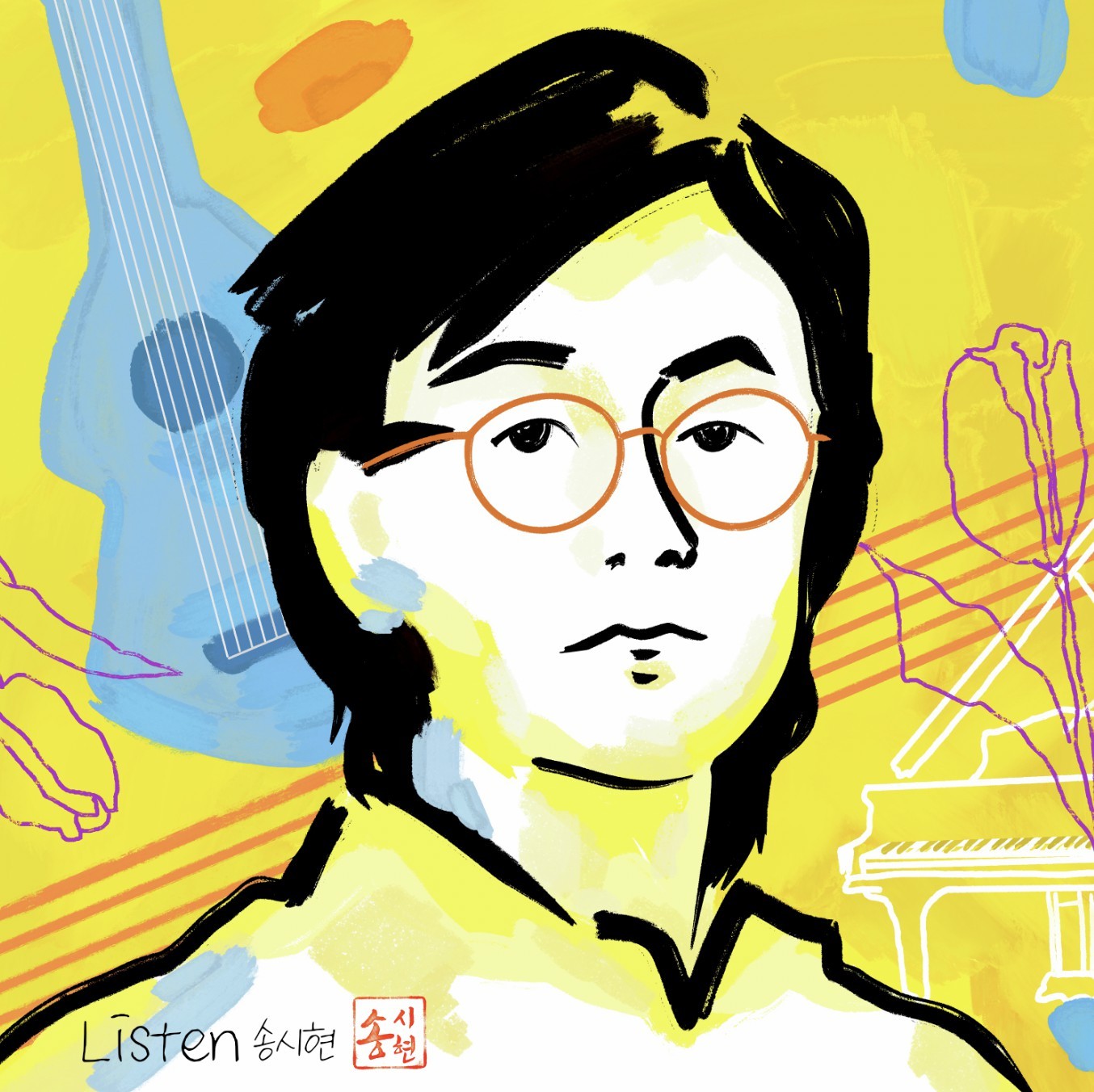 노란 수영복에 섹시한 몸매 어필하는 존예 처자