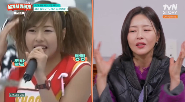 노란 수영복에 섹시한 몸매 어필하는 존예 처자