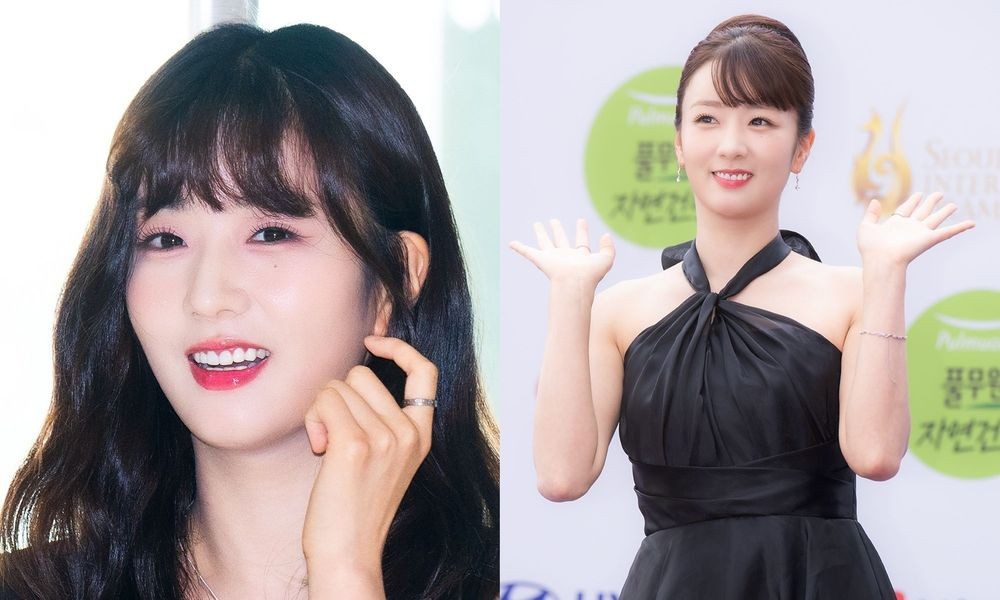 노란 수영복에 섹시한 몸매 어필하는 존예 처자