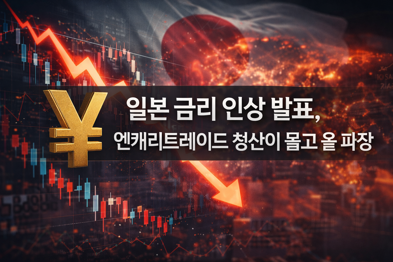 일본 금리 인상 발표, 엔캐리트레이드 청산이 몰고 올 파장 | 생활톡톡