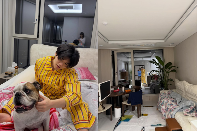 노란 수영복에 섹시한 몸매 어필하는 존예 처자