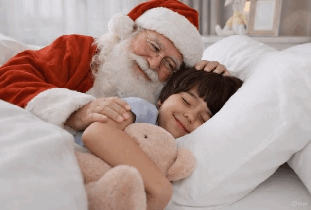 grok으로 생성한 산타 영상