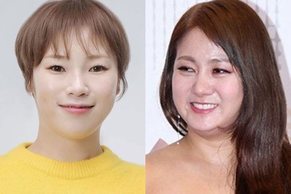 노란 수영복에 섹시한 몸매 어필하는 존예 처자