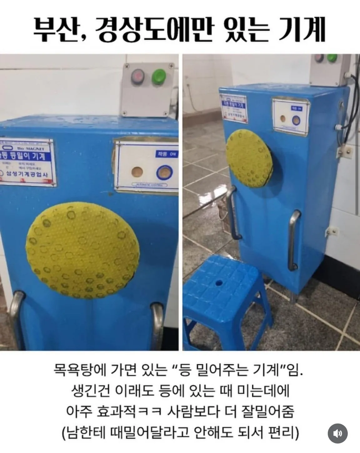 부산,경상도에만 있는 등 밀어주는 기계...jpg | 인스티즈