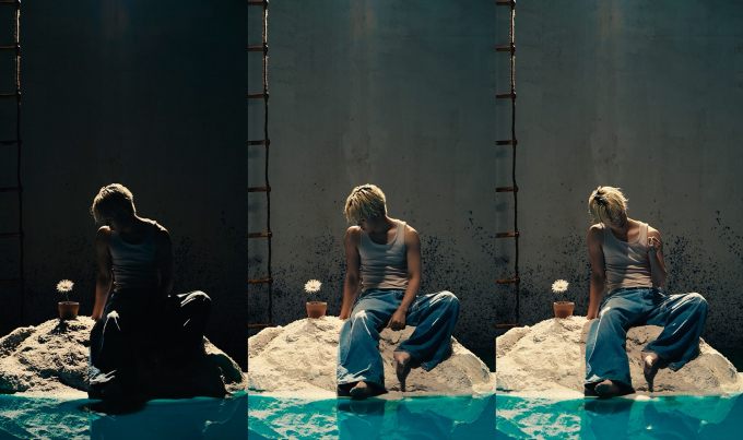 노란 수영복에 섹시한 몸매 어필하는 존예 처자