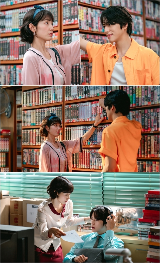 노란 수영복에 섹시한 몸매 어필하는 존예 처자