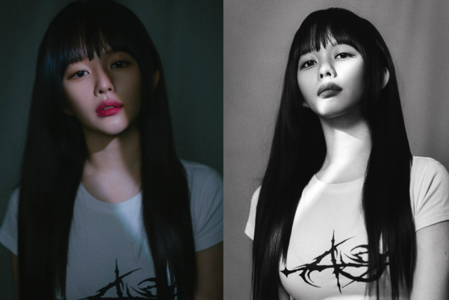 노란 수영복에 섹시한 몸매 어필하는 존예 처자