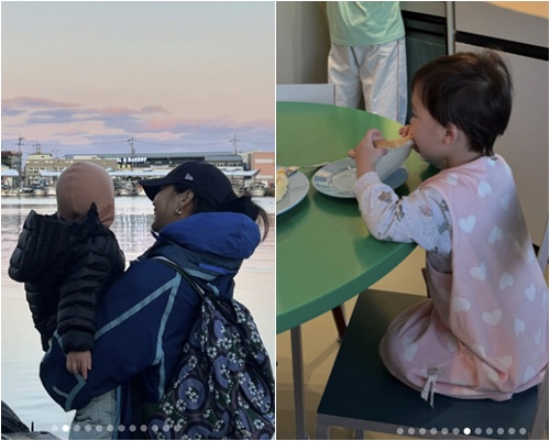 노란 수영복에 섹시한 몸매 어필하는 존예 처자