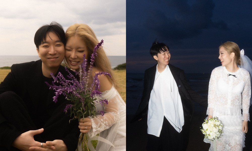 노란 수영복에 섹시한 몸매 어필하는 존예 처자