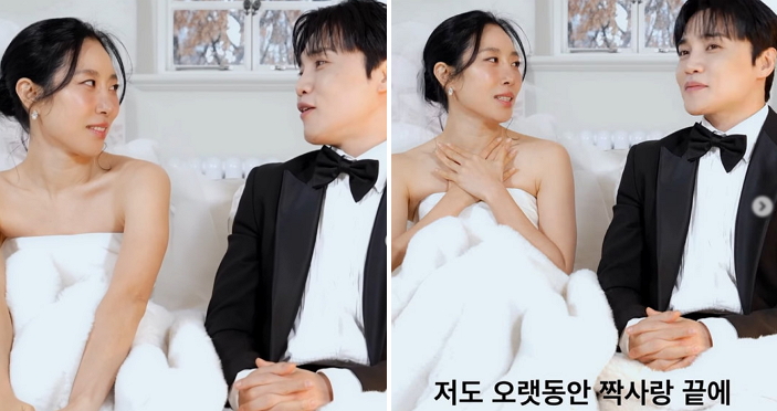 노란 수영복에 섹시한 몸매 어필하는 존예 처자