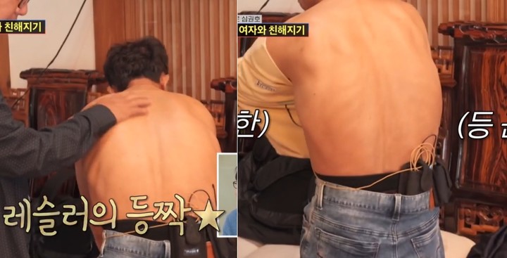 노란 수영복에 섹시한 몸매 어필하는 존예 처자