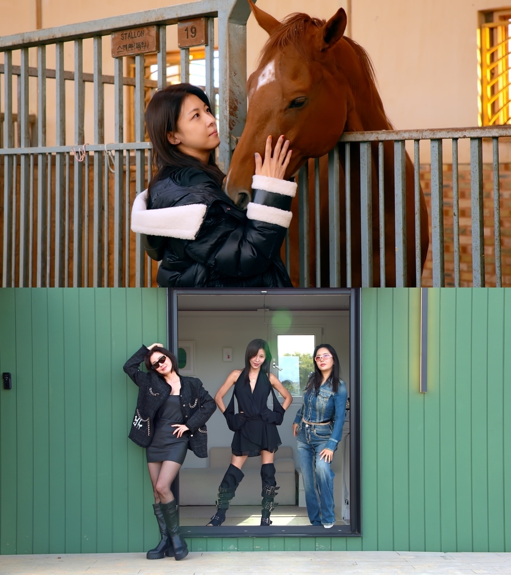 노란 수영복에 섹시한 몸매 어필하는 존예 처자