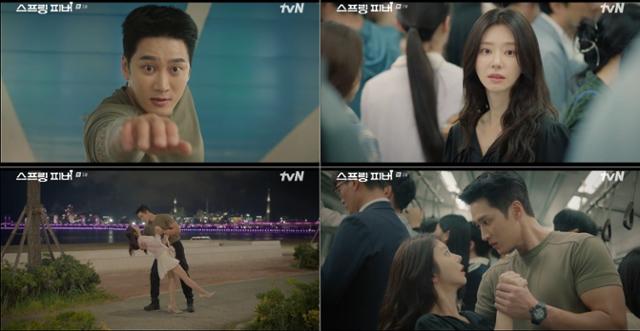 노란 수영복에 섹시한 몸매 어필하는 존예 처자