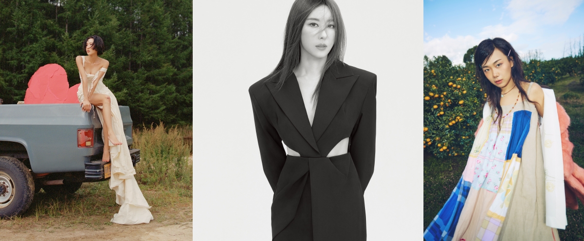 노란 수영복에 섹시한 몸매 어필하는 존예 처자