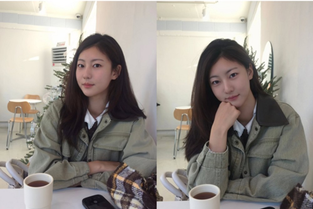 노란 수영복에 섹시한 몸매 어필하는 존예 처자