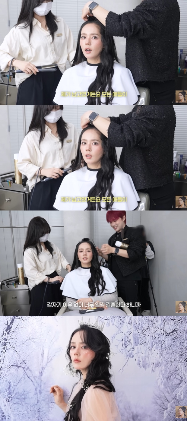 노란 수영복에 섹시한 몸매 어필하는 존예 처자