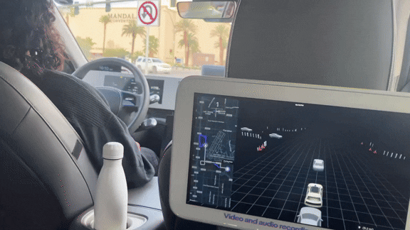 모셔널 ‘아이오닉 5’ 로보택시 주행 (영상=정병묵 기자)