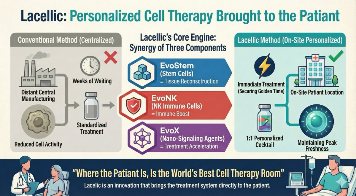 라셀릭, 현장 제조형 세포치료 BM 특허 출원