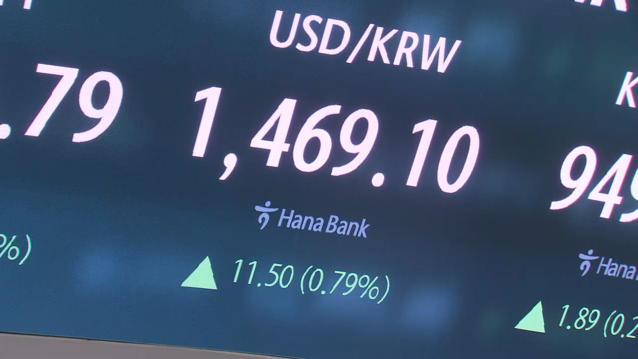 1,470원 턱밑…환율 백약이 무효