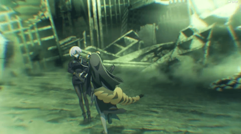 ▲ 릴리바이스를 흡수한 퀸이 순식간에 파이오니아 전원을 행동 불능 상태로 만듭니다