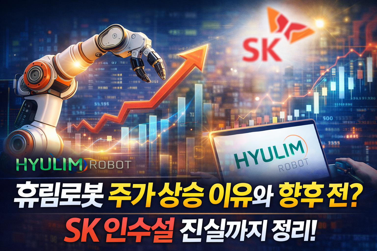 휴림로봇 주가 상승 이유와 향후 전망? SK 인수설 진실까지 정리! | 생활톡톡