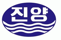 진양이라는 글자가 쓰인 파란색 바탕의 로고가 19일 전기차 타이어용 흡음 스펀지 공급 소식과 함께 공개되고 있다.