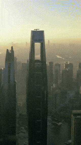 윙슈트 비행 당시 모습. 엑스두바이