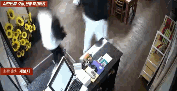 제주 식당을 오가며 먹튀 행각을 벌이는 청소년 무리들 모습. /사진=JTBC 사건반장 갈무리