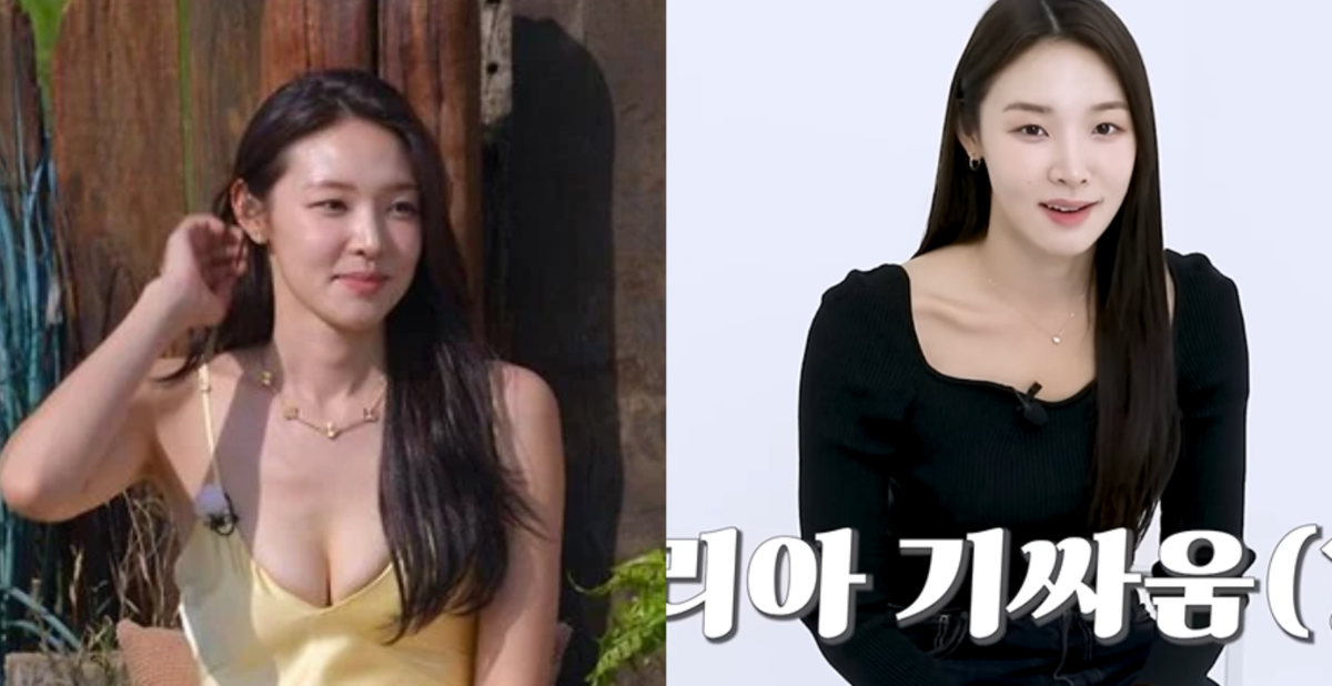 노란 수영복에 섹시한 몸매 어필하는 존예 처자